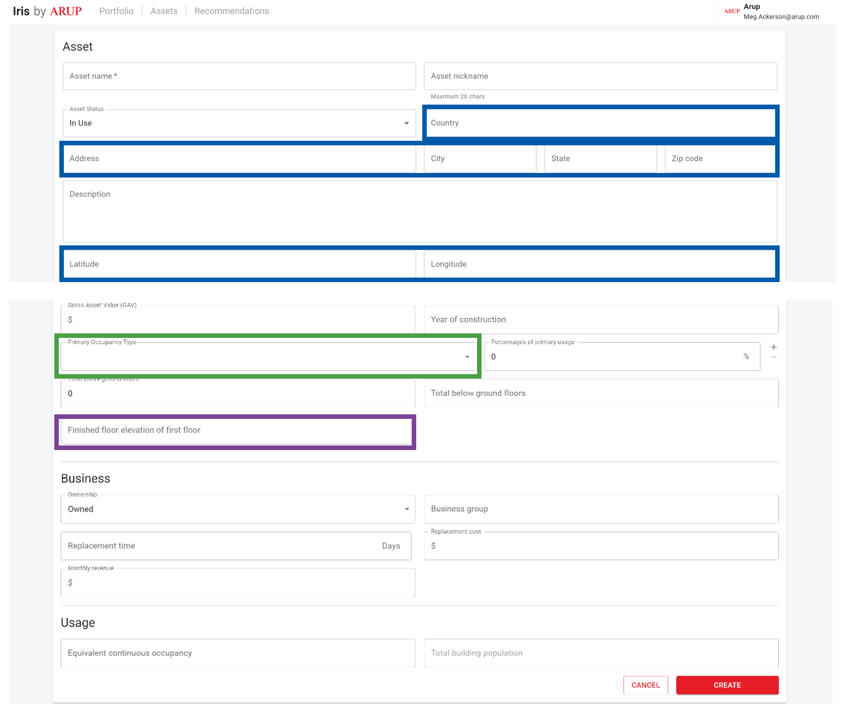 Asset Building Characteristics)